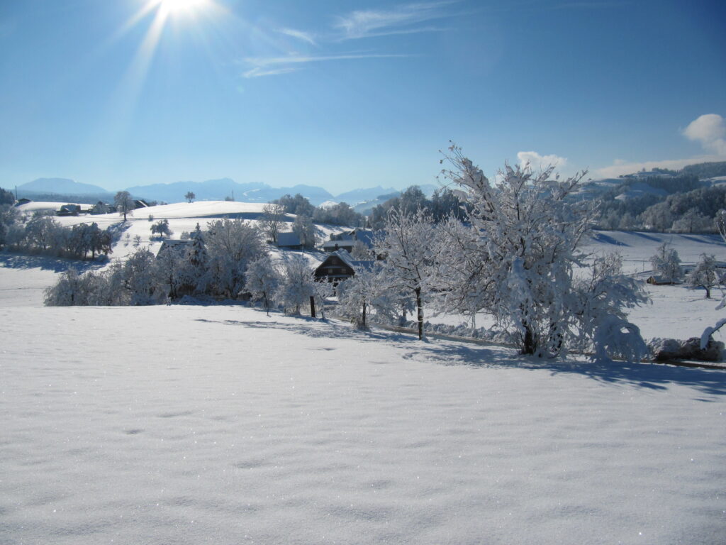 Schneelandschaft Hiltenberg